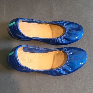 Tieks Sapphire Patent Ballet Flats